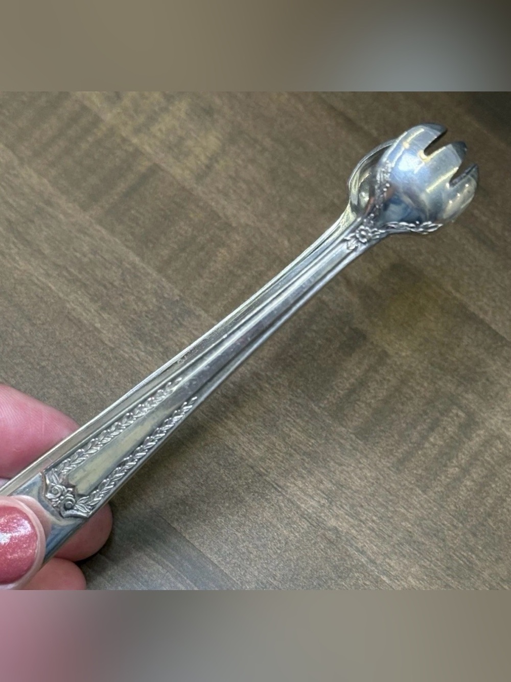 Vintage Sugar Cube Tongs EPNS Sheffield England Serving Mini Charcuterie Server